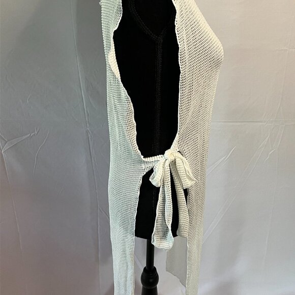 Women’s Swimsuit Crochet Coverup tie Dress Size Small - 0348 - Picture 3 of 5